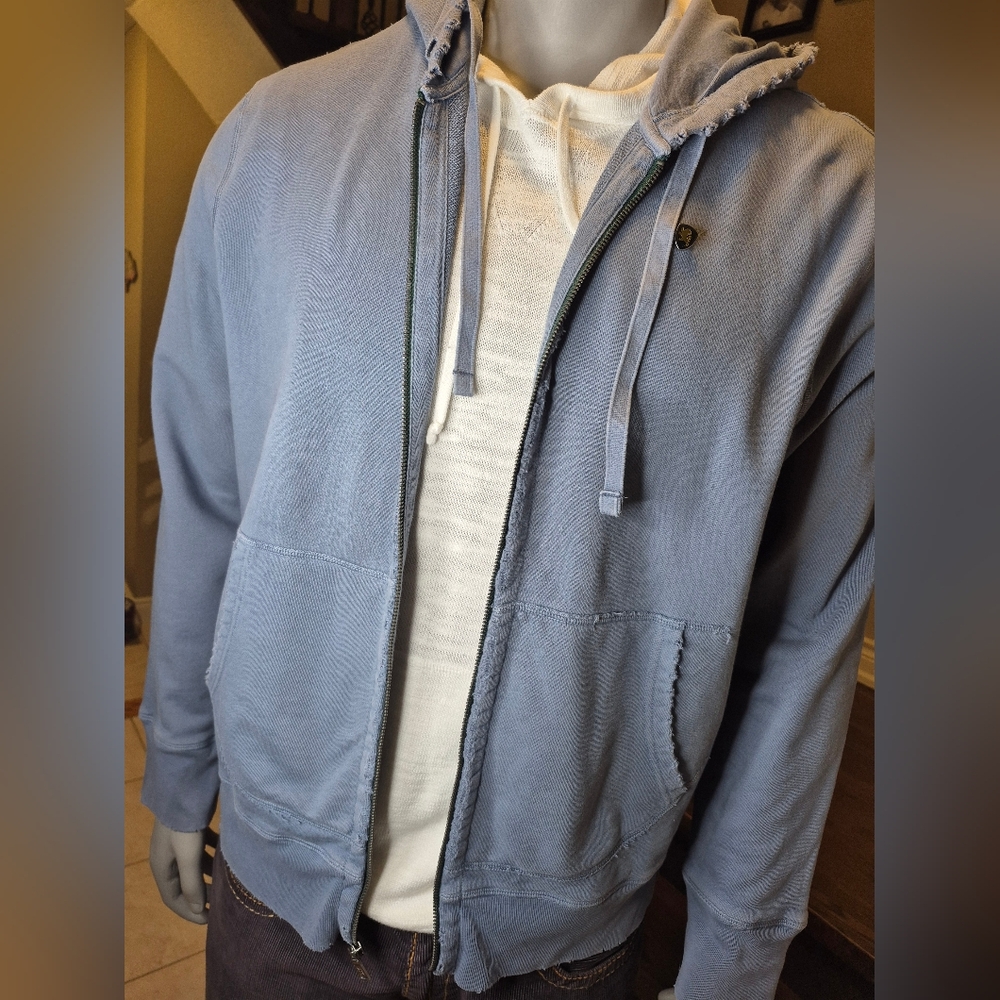Express Blue Full Zip Hoodie - Picture 11 of 13